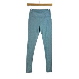 Victoria’s Secret Blue Leggings Size 2 Yoga Workout Pilates Mid Rise